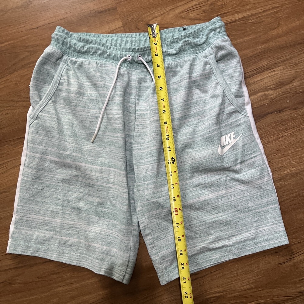 Nike NSW AV15 Shorts Knit Mint Green Men's Size S 885925-103 Nice - Picture 5 of 5
